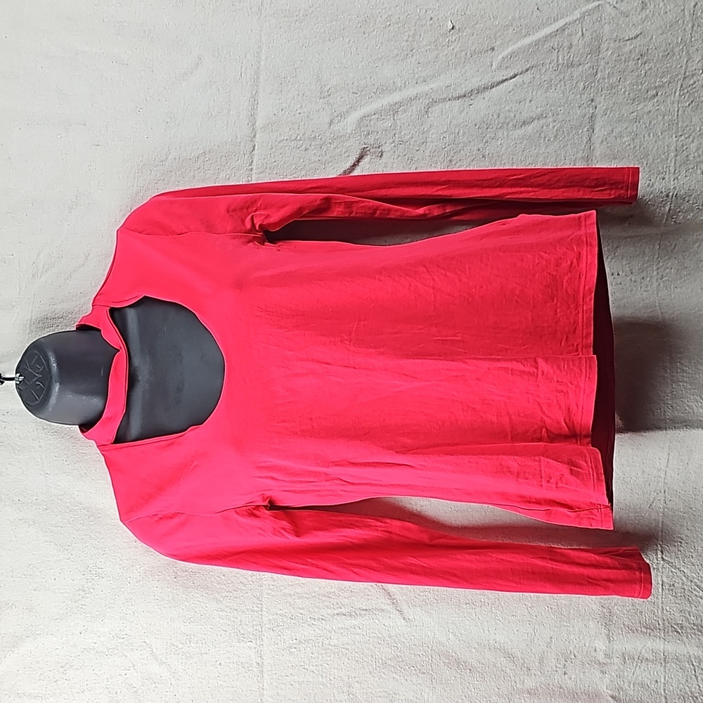 Express Cut Out Choker Long Sleeve Shirt